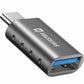 SWISSTEN ADATTATORE OTG (TRASFERIMENTO DATI FINO A 5 GB/s) USB 3.0 DA USB-A A USB-C 55500100