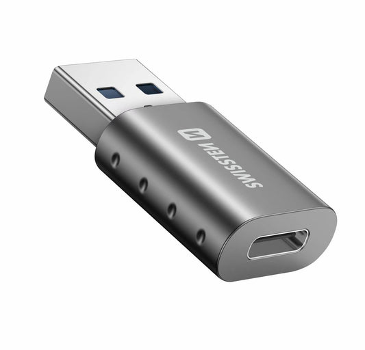SWISSTEN ADATTATORE OTG (TRASFERIMENTO DATI FINO A 5 GB/s) USB 3.0 DA USB-C A USB-A 55500200