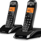 MOTOROLA TELEFONO CORDLESS CON VIVAVOCE BLOCCO CHIAMATE DISPLAY ILLUMINATO S1202 NERO