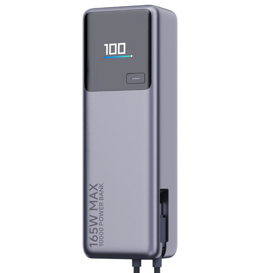 XIAOMI POWER BANK 10000mAh CON LED DISPLAY E CAVO INTEGRATO USB-C 165W BHR9361GL