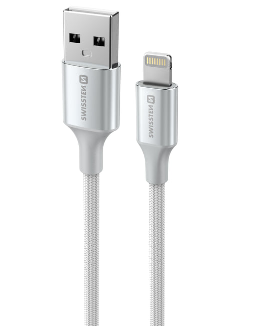 SWISSTEN CAVO DATI INTRECCIATO USB-A / LIGHTNING DA 1,5MT 3A 71523310