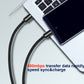 SWISSTEN CAVO DATI TESSILE RINFORZATO NERO USB-C / USB-C 2,0 MT 3A 71528201