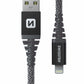 SWISSTEN CAVO DATI KEVLAR ANTRACITE USB-A / LIGHTNING 1,5 MT 3A 60W 71543010