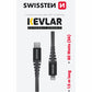 SWISSTEN CAVO DATI KEVLAR ANTRACITE USB-C / LIGHTNING DA 1,5 MT 3A 60W 71544010
