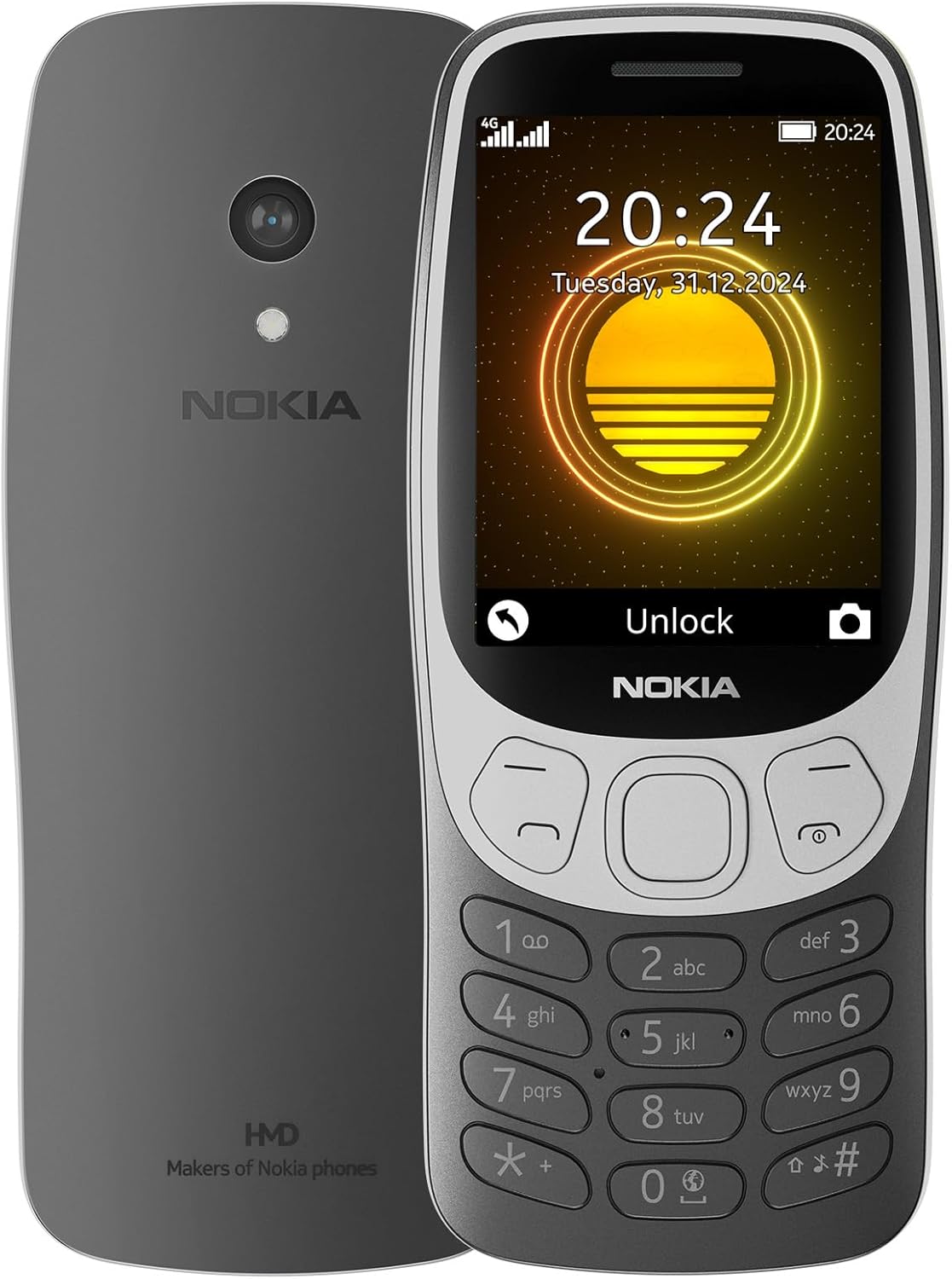 TELEFONO CELLULARE NOKIA 3210 4G VOLTE GRIGIO