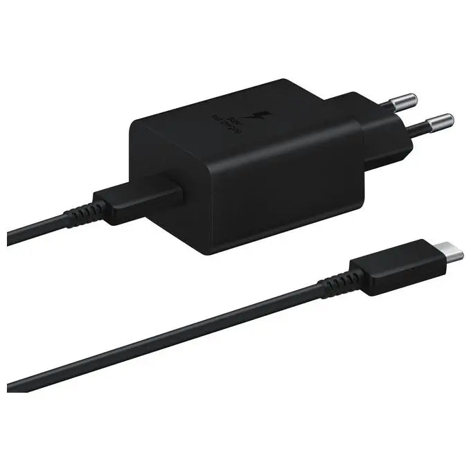 SAMSUNG CARICABATTERIE ORIGINALE UNIVERSALE TYPE-C SUPER FAST CHARGING 45W  CON CAVO USB-C USB-C EP-T4511XBEGEU