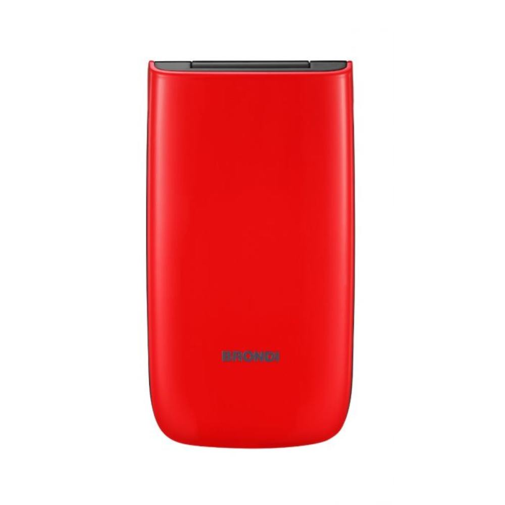 TELEFONO CELLULARE PER ANZIANI FACILE A CONCHIGLIA BRONDI MAGNUM 4 ROSSO