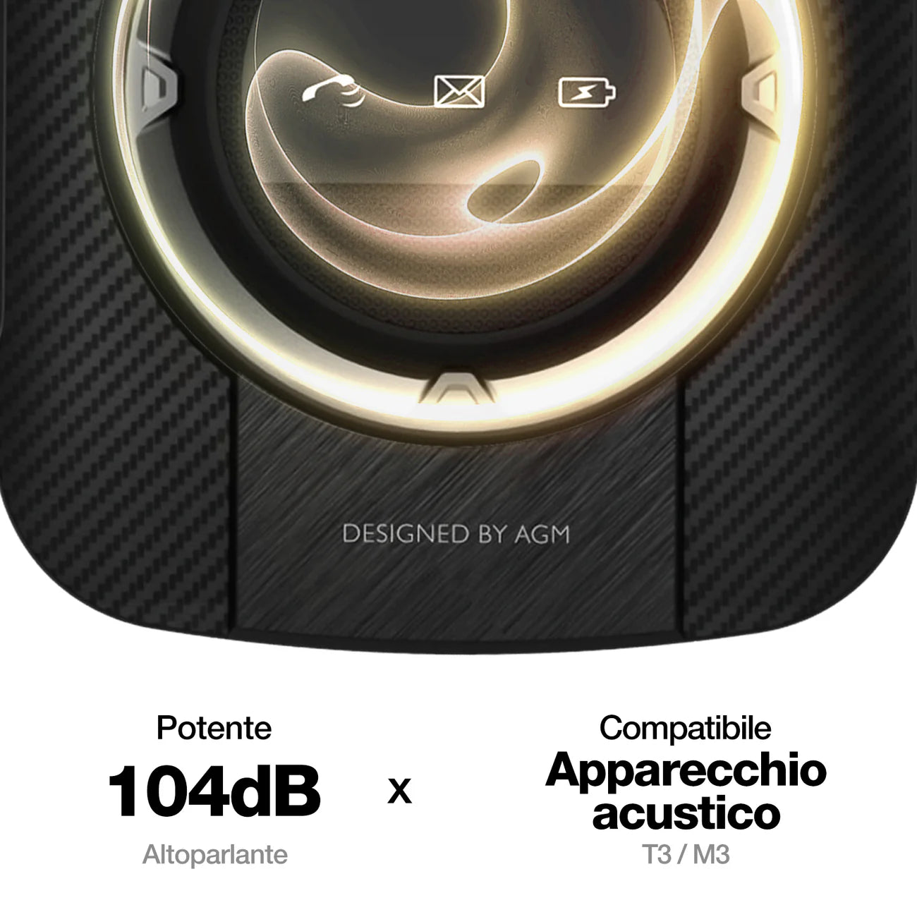TELEFONO CELLULARE A CONCHIGLIA AGM M8 FLIP 4G TASTI GRANDI TASTO SOS RUGGED RINFORZATO RESISTENTE