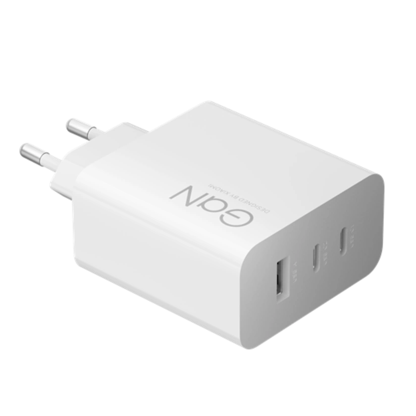 XIAOMI CARICABATTERIE ORIGINALE UNIVERSALE HYPERCHARGE 90W (DUE PORTE USB-C ED UNA USB-A) BHR087MEU