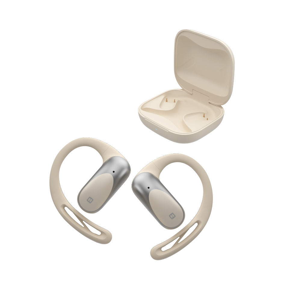SWISSTEN RUN TWS BLUETOOTH 5.4 EARPHONES AURICOLARI SENZA FILI STEREO BEIGE 51107094