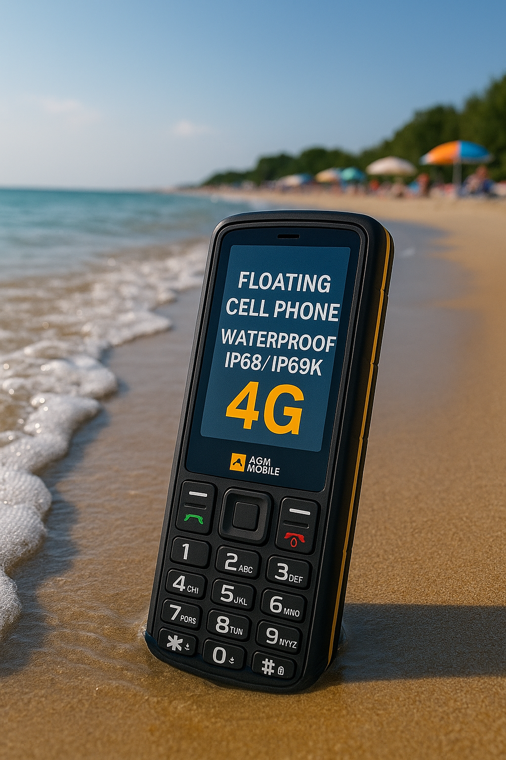 TELEFONO CELLULARE AGM M9 FLOATING 4G RUGGED RINFORZATO RESISTENTE GALLEGGIANTE