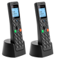 MOTOROLA TELEFONO CORDLESS CON VIVAVOCE BLOCCO CHIAMATE DISPLAY ILLUMINATO DOT202