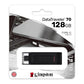 KINGSTON PENDRIVE DATA TRAVELER USB-C 128GB USB 3.2 GEN1 DT70/128GB