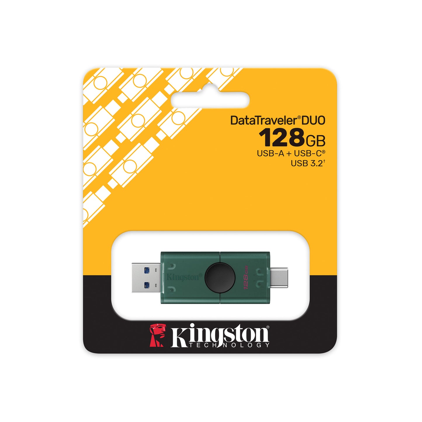 KINGSTON PENDRIVE DATA TRAVELER DUO USB Type-A e USB Type-C 128GB USB 3.2 DTDEG2/128GB