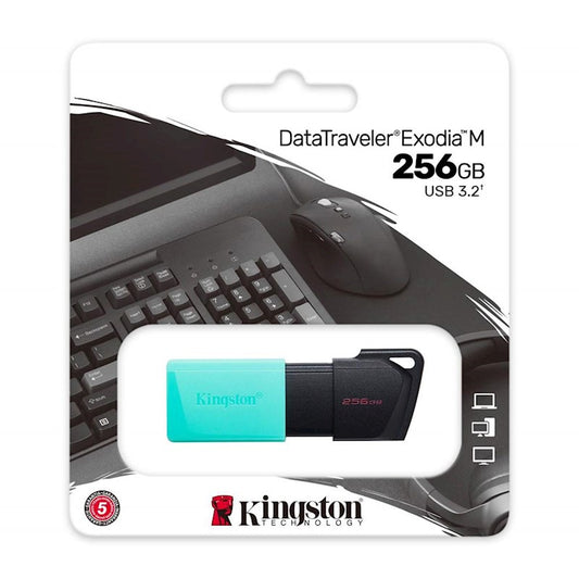KINGSTON PENDRIVE DATA TRAVELER EXODIA M 256GB USB 3.2 GEN1 DTXM/256GB