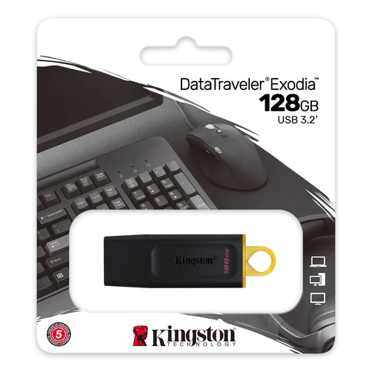 KINGSTON PENDRIVE DATA TRAVELER EXODIA 128GB USB 3.2 GEN1 DTX/128GB