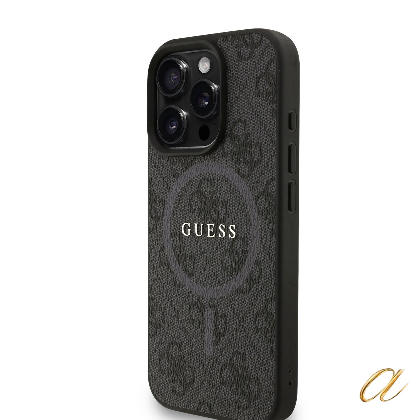 GUESS COVER IPHONE 16 PRO MAX CON CORDINO DA POLSO MAGSAFE