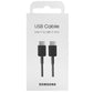 SAMSUNG CAVO DATI ORIGINALE NERO USB-C / USB-C 1,0 MT 3A EP-DA705BBEGWW