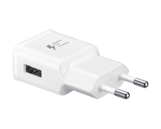 SAMSUNG CARICABATTERIE ORIGINALE UNIVERSALE USB-A BIANCO 15W EP-TA200 (GH44-03049A)