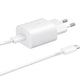 SAMSUNG CARICABATTERIE ORIGINALE USB-C SUPER FAST CHARGING 25W CON CAVO USB-C USB-C EP-TA800XWEGWW