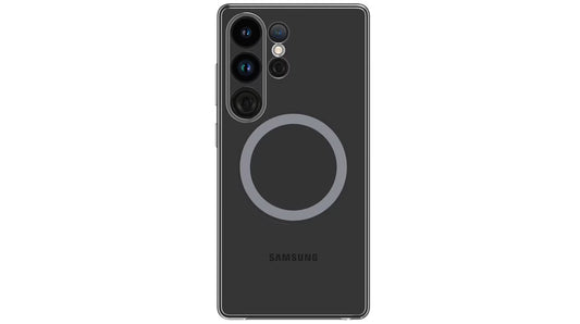 SAMSUNG CUSTODIA ORIGINALE CLEAR MAGNET CASE S25 ULTRA GP-FPS938SAATW