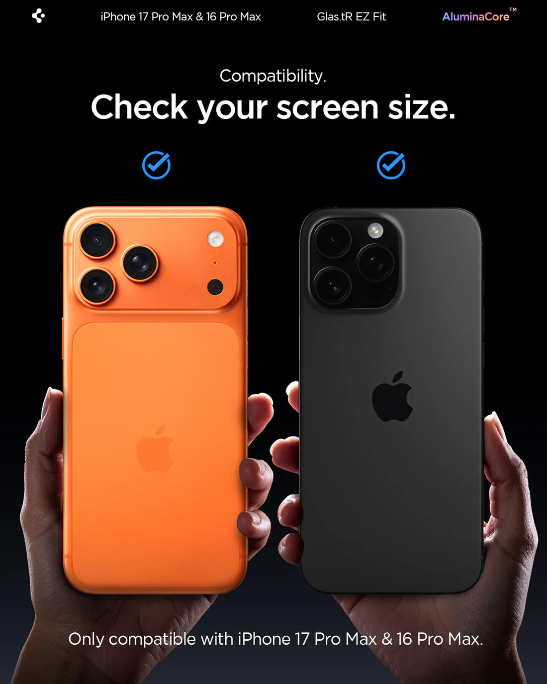 SPIGEN PROTEZIONE DISPLAY IN VETRO TEMPERATO IPHONE 17 PRO MAX EAN: 8800283312270 AGL10095