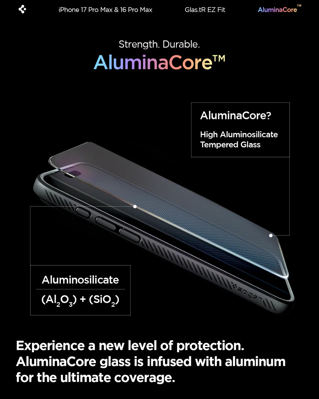 SPIGEN PROTEZIONE DISPLAY IN VETRO TEMPERATO IPHONE 17 PRO MAX EAN: 8800283312270 AGL10095
