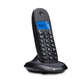 MOTOROLA TELEFONO CORDLESS CON VIVAVOCE DISPLAY ILLUMINATO BLOCCO CHIAMATE C1001CB+