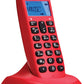 MOTOROLA TELEFONO CORDLESS CON VIVAVOCE DISPLAY ILLUMINATO BLOCCO CHIAMATE C1001LB+ Cherry