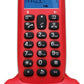 MOTOROLA TELEFONO CORDLESS CON VIVAVOCE DISPLAY ILLUMINATO BLOCCO CHIAMATE C1001LB+ Cherry