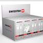 SWISSTEN BOX DA BANCO 20 PEZZI COMPLETO DI CARICABATTERIE E CAVI