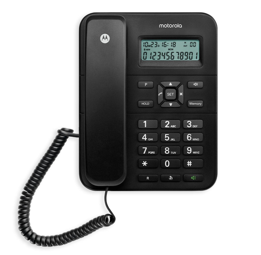 MOTOROLA TELEFONO CON FILO VIVAVOCE ID CHIAMANTE CT202