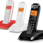 MOTOROLA TELEFONO CORDLESS TRIO CON VIVAVOCE FUNZIONE MUTE INTERCOMUNICANTE S1203