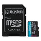 KINGSTON microSDHC 512GB CANVAS GO! PLUS CLASSE 10 SDCG3/512GB FINO A 170 MB/s CON ADATTATORE