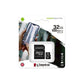 KINGSTON microSDHC 32GB CANVAS SELECT PLUS CLASSE 10 SDCS2/32GB CON ADATTATORE