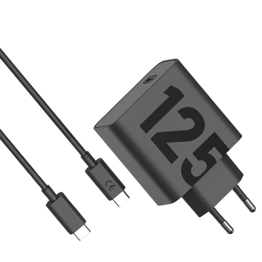 MOTOROLA CARICABATTERIE ORIGINALE USB-C TURBO POWER 125W GaNFast CON CAVO USB-C USB-C SJMC1252
