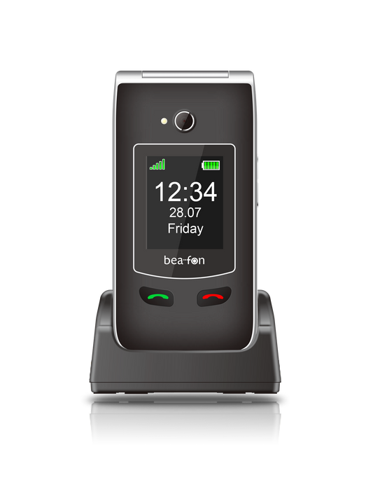 TELEFONO CELLULARE BEAFON A CONCHIGLIA BEAFON SL645PLUS 4G LTE CON BASE DI RICARICA E TASTI GRANDI
