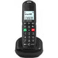 ALCATEL TELEFONO CORDLESS CON VIVAVOCE TASTI E NUMERI GRANDI MEMORIE DIRETTE ASCOLTO AMPLIFICATO XL685 NERO