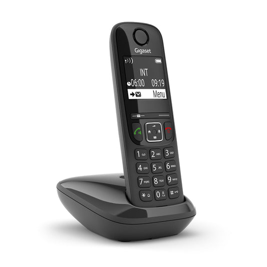 GIGASET TELEFONO CORDLESS CON VIVAVOCE NERO AS690