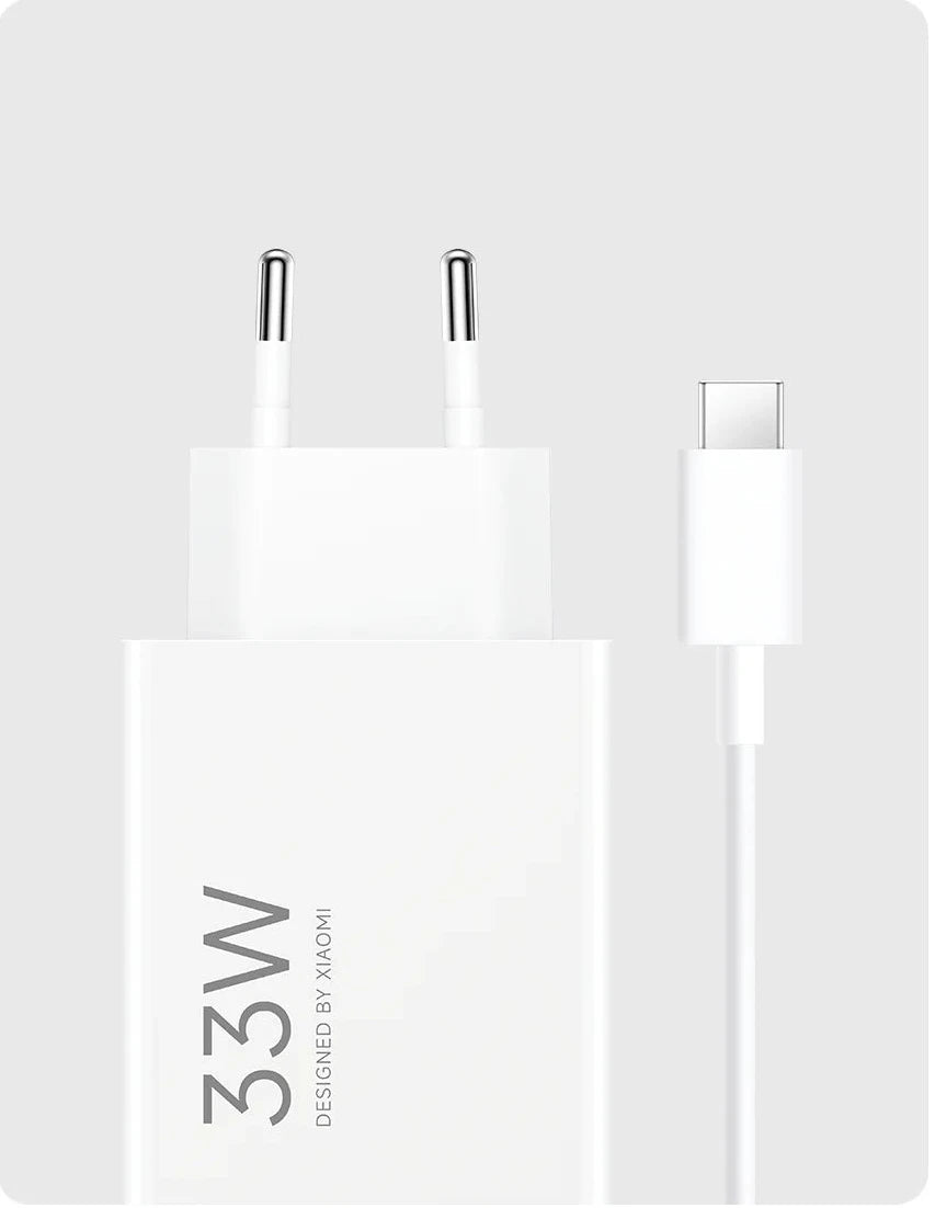 XIAOMI CARICABATTERIE ORIGINALE USB-A 33W CON CAVO USB-A USB-C