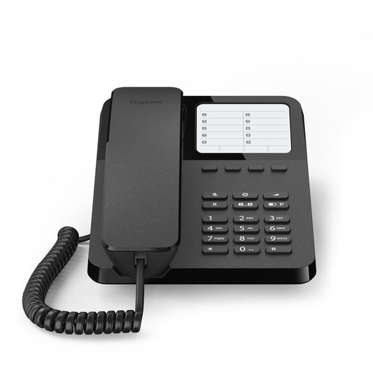 GIGASET TELEFONO CON FILO NERO DESK400