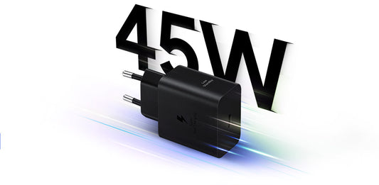 SAMSUNG CARICABATTERIE ORIGINALE UNIVERSALE TYPE-C SUPER FAST CHARGING 45W  EP-T4511NBEGEU