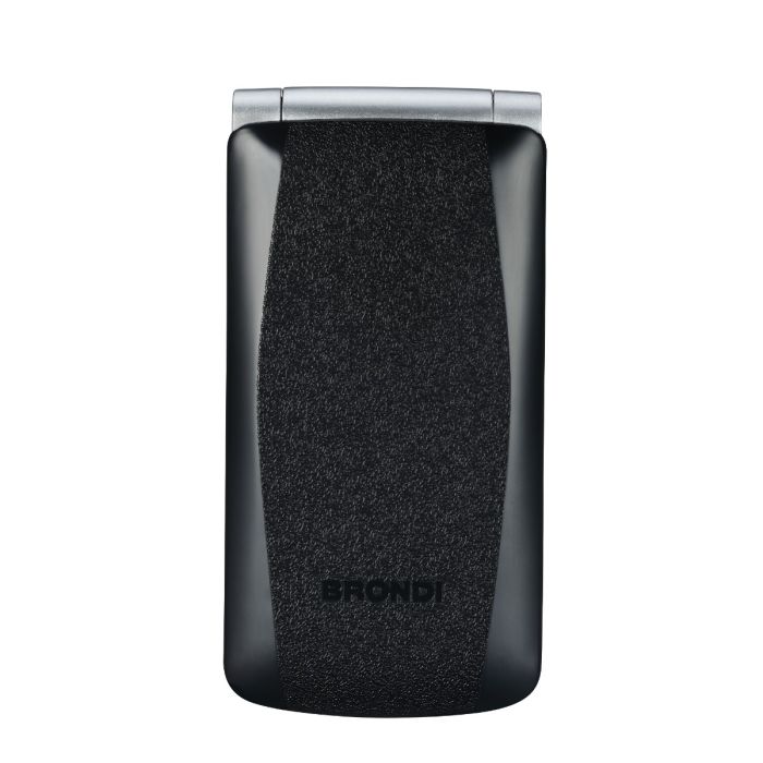 TELEFONO CELLULARE PER ANZIANI FACILE A CONCHIGLIA BRONDI FOX S NERO