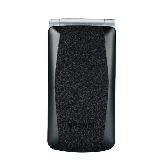 TELEFONO CELLULARE PER ANZIANI FACILE A CONCHIGLIA BRONDI FOX S NERO