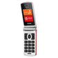 TELEFONO CELLULARE PER ANZIANI FACILE A CONCHIGLIA BRONDI FOX S ROSSO