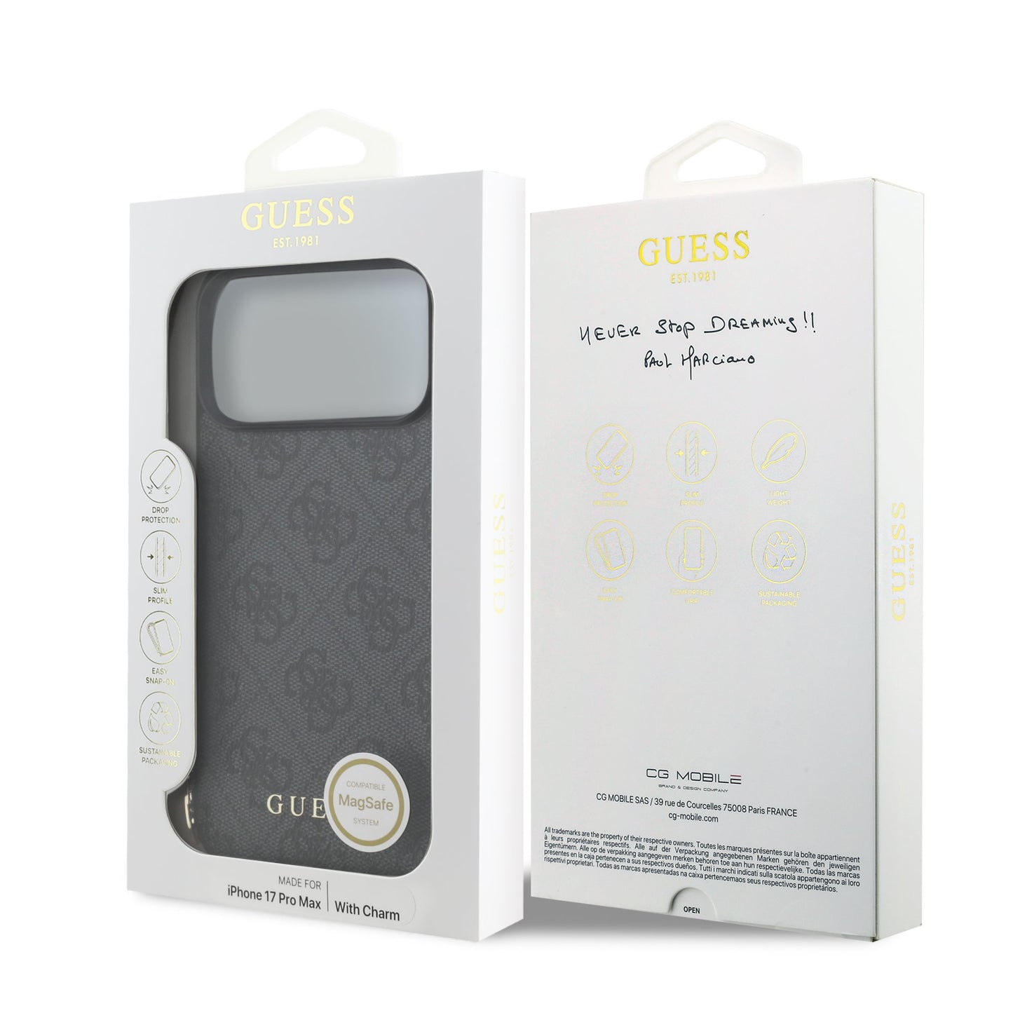 GUESS COVER IPHONE 17 PRO MAX MAGSAFE CON CHARME