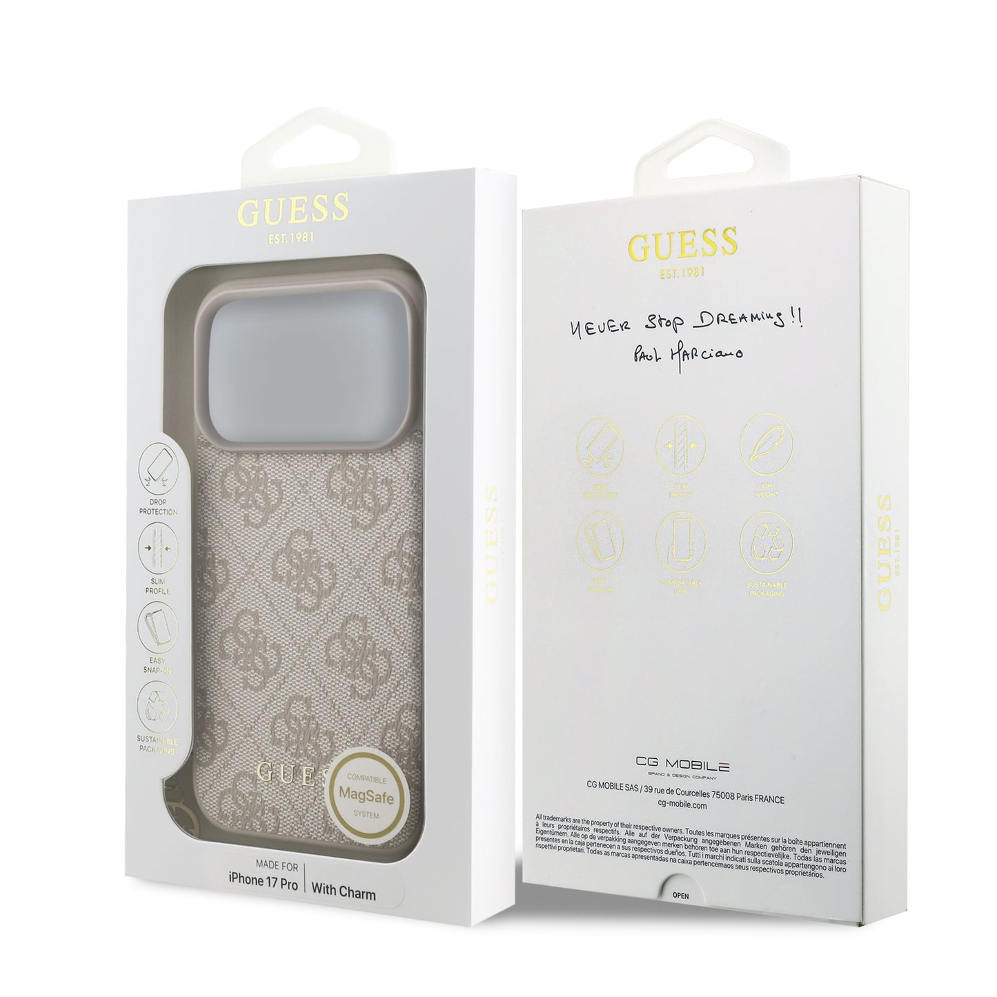 GUESS COVER IPHONE 17 PRO MAGSAFE CON CHARME