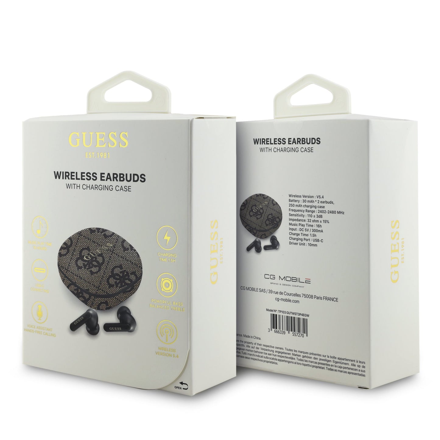 GUESS EARBUDS AURICOLARI STEREO BLUETOOTH