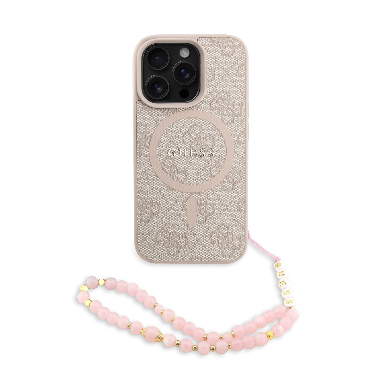 GUESS COVER IPHONE 16 PRO MAX CON CORDINO DA POLSO MAGSAFE 3666339475352