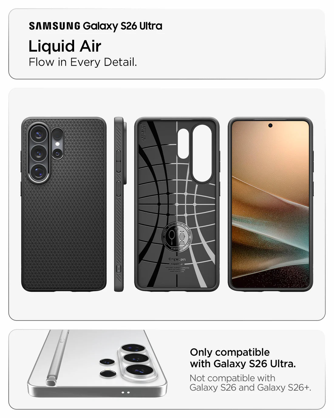 SPIGEN CUSTODIA LIQUID AIR GALAXY S26 ULTRA EAN: 8800283318074 ACS10675